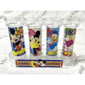 Coin Sorter Bank Disney Save For Vacation Kids Mickey Minnie Daisy Donald Giftco